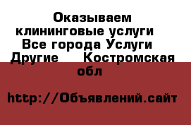 Оказываем клининговые услуги! - Все города Услуги » Другие   . Костромская обл.